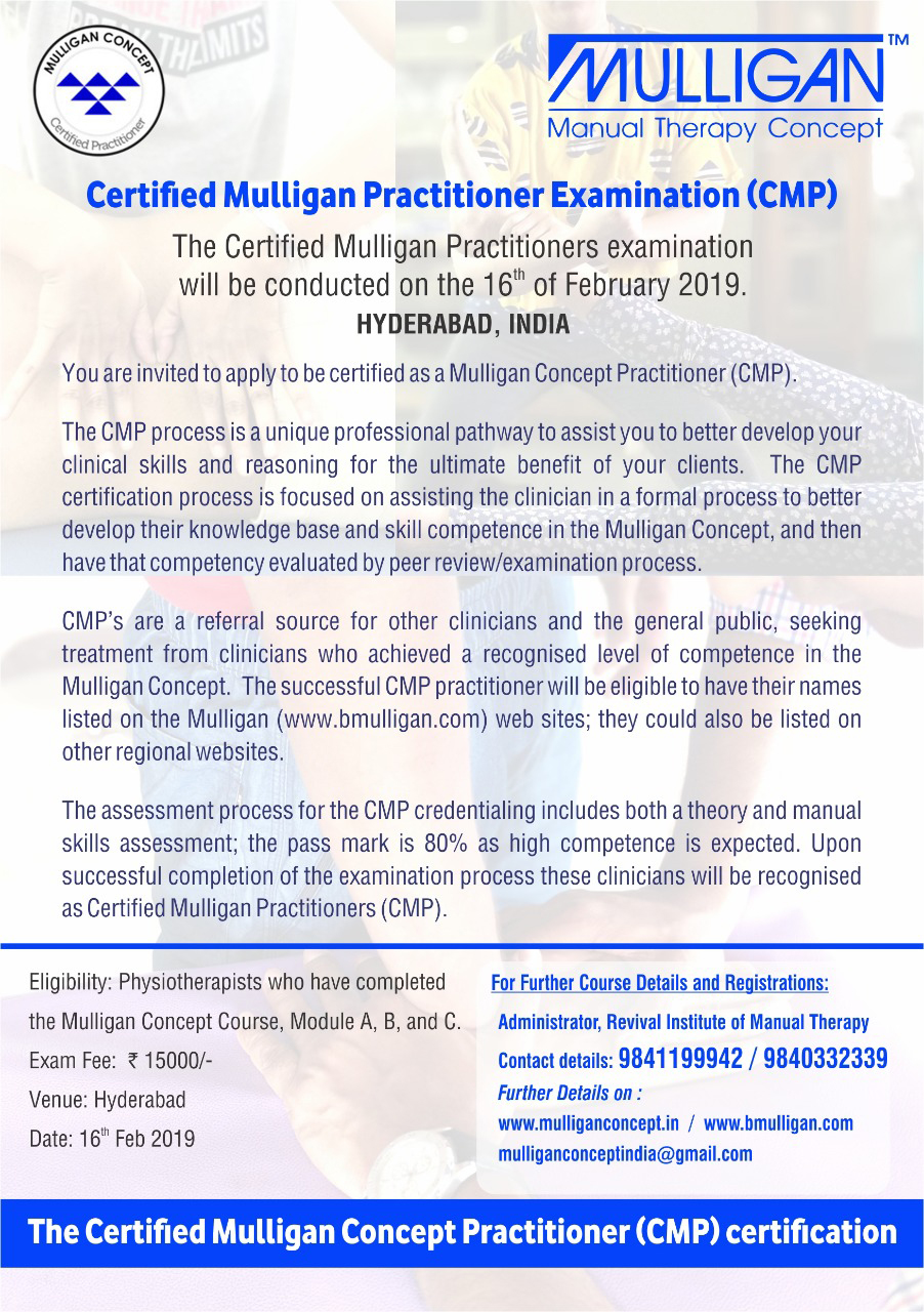 mulligan concept physiotherapy chennai